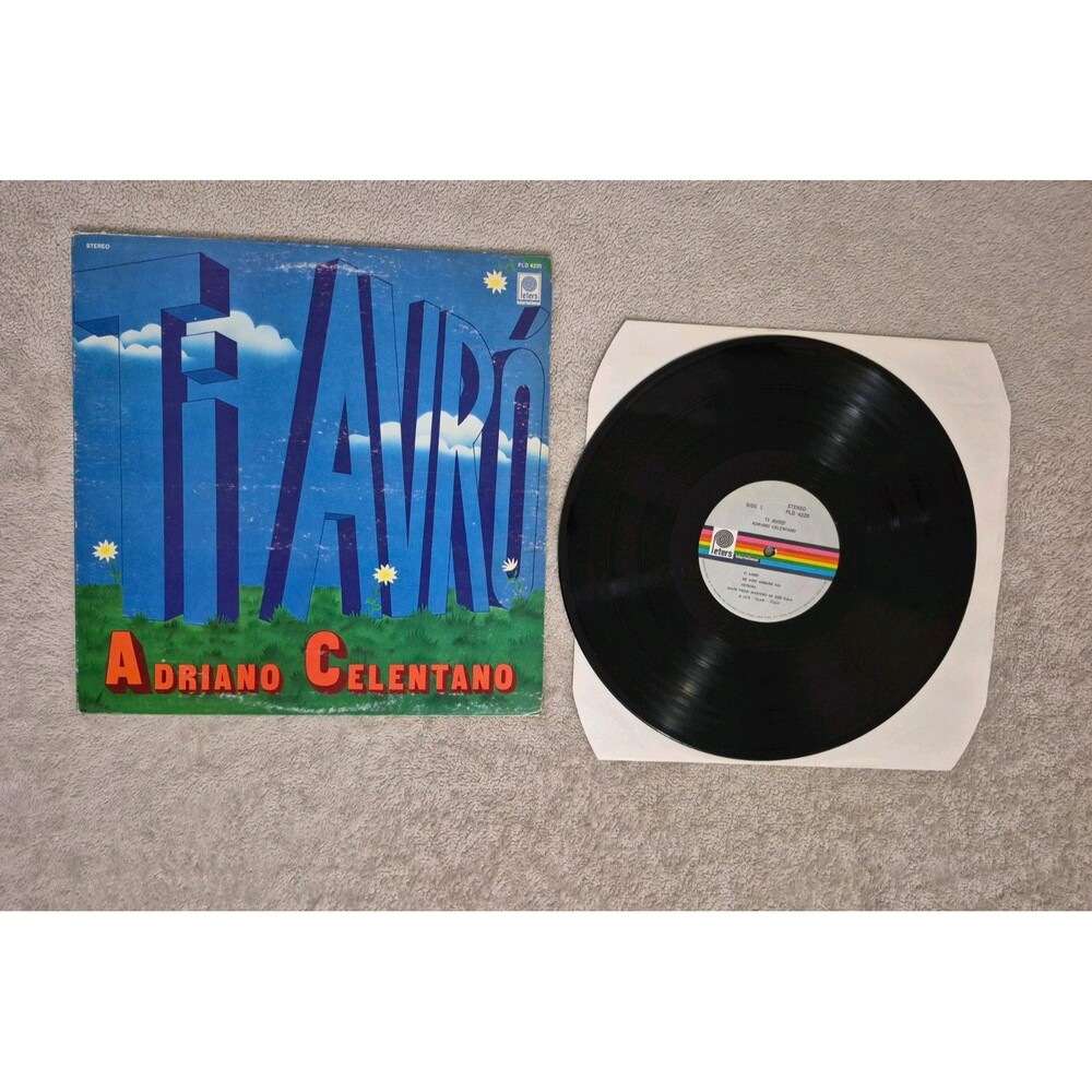 Adriano Celentano Ti Avro Vinyl LP 1978 Peters International Italian Pop
